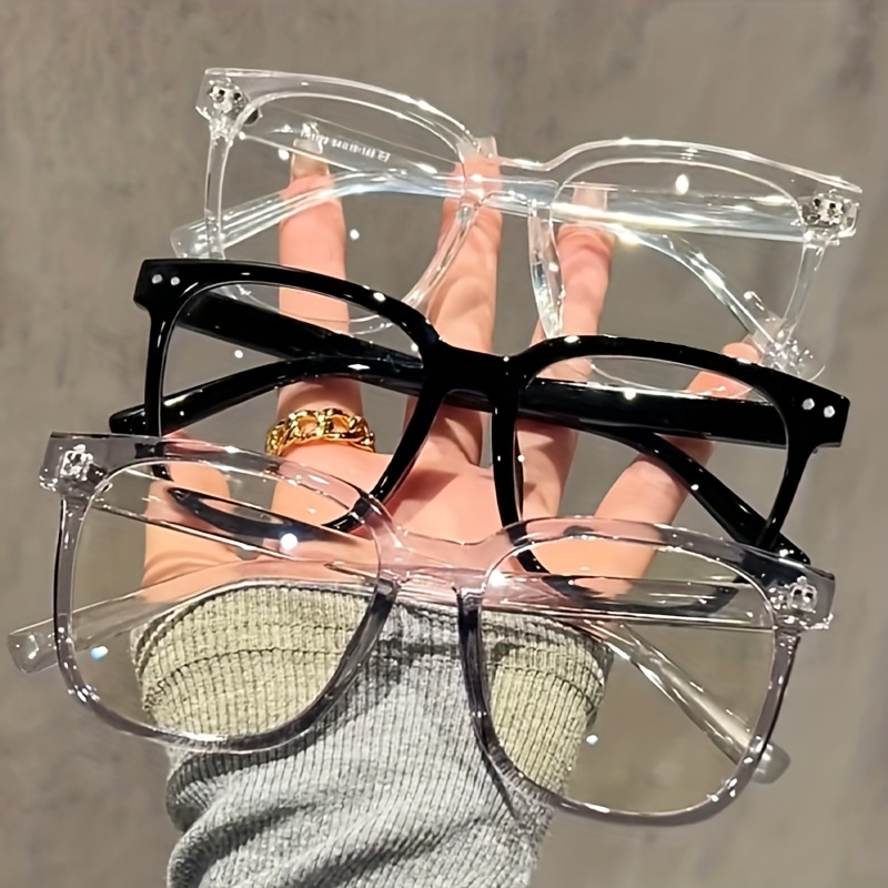 Street Fashion Brands - 3 Paar Unisex-Brillen – modischer Schulstil,