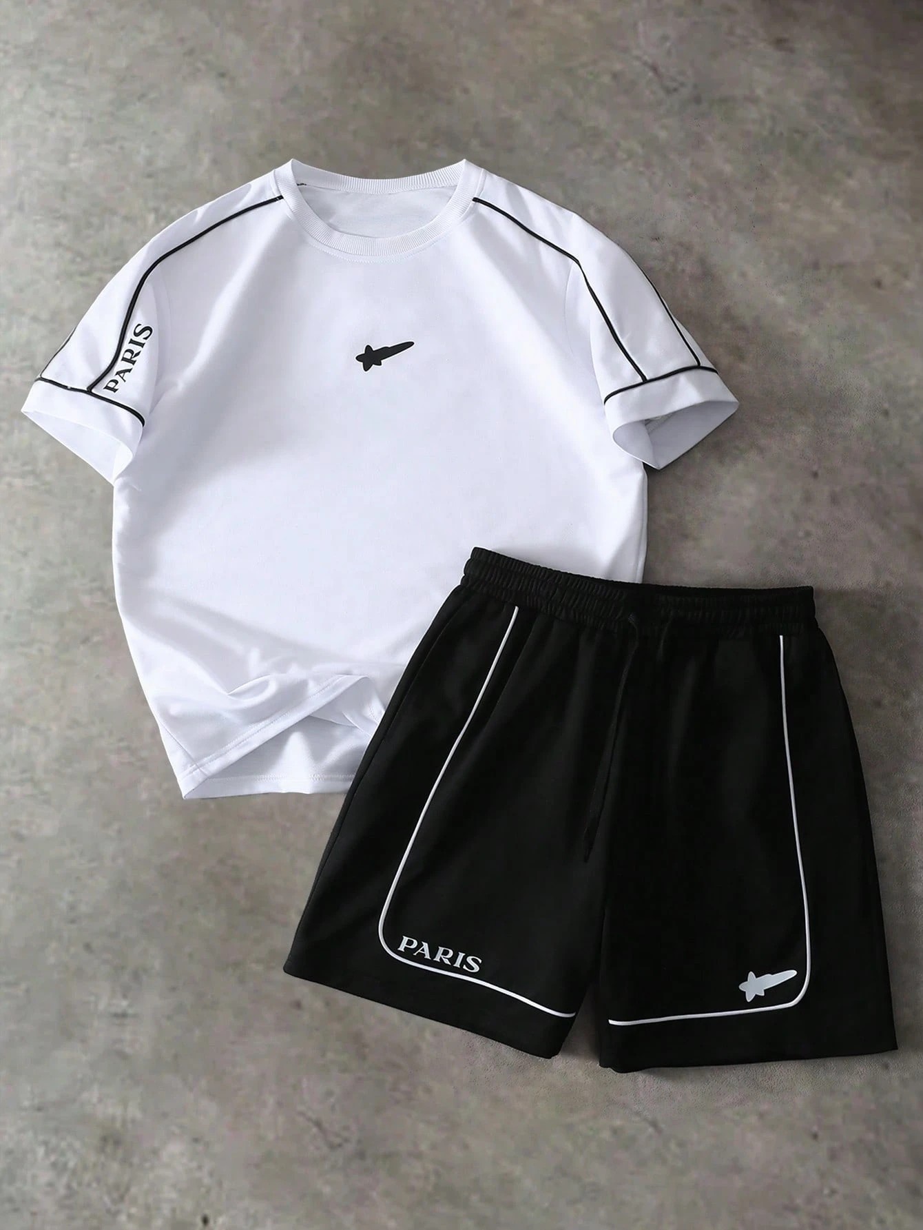 Street Fashion For 2026 - 2026 Sommer Neues Herren Kurzarm-Shorts-Set mit