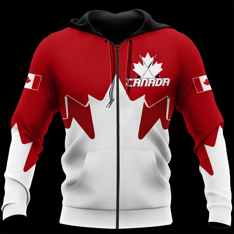 Street Fashion Canada - Kanada 3d überall gedruckt Ahornblatt Generation