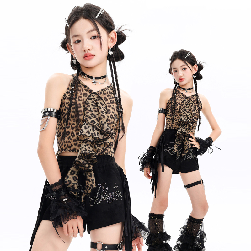 Street Fashion Kpop - Modische Mädchen Jazz-Tanzkostüme Gruppen-Performance K-Pop Outfits