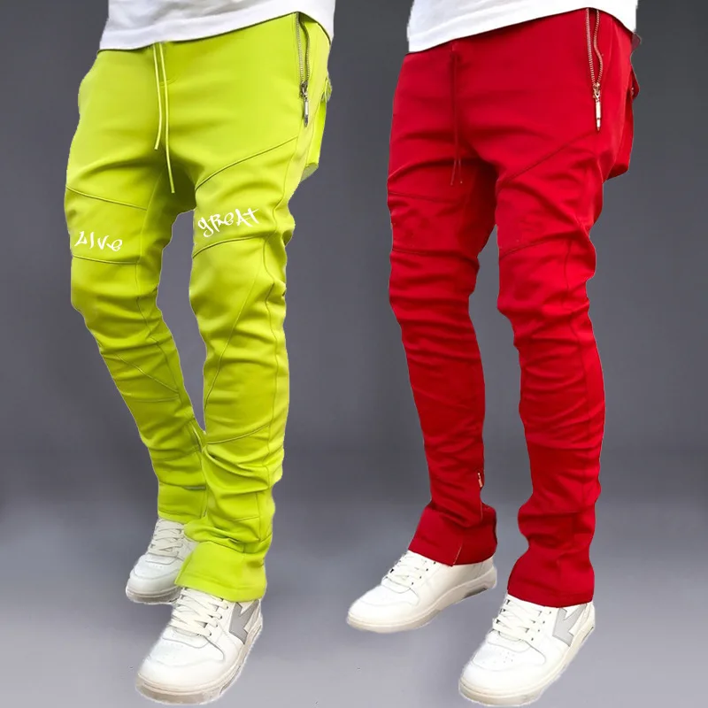 Street Fashion Korean - Sport Hosen Männer Koreanische Herbst Gebündelt