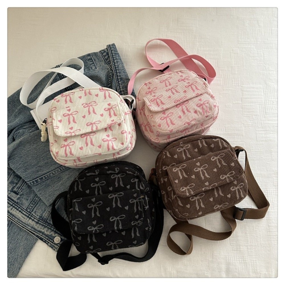 Street Fashion Korean - Frauen Cord Kleine Schulter Tasche Teenager