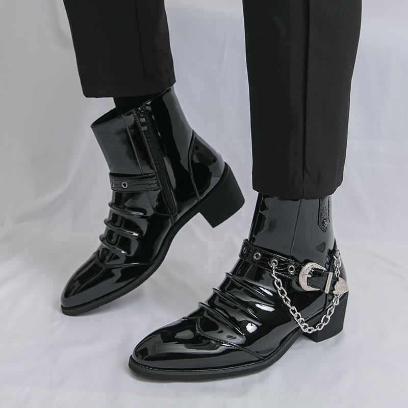 Street Fashion Brands - Mode Seite Zipper High Top männer