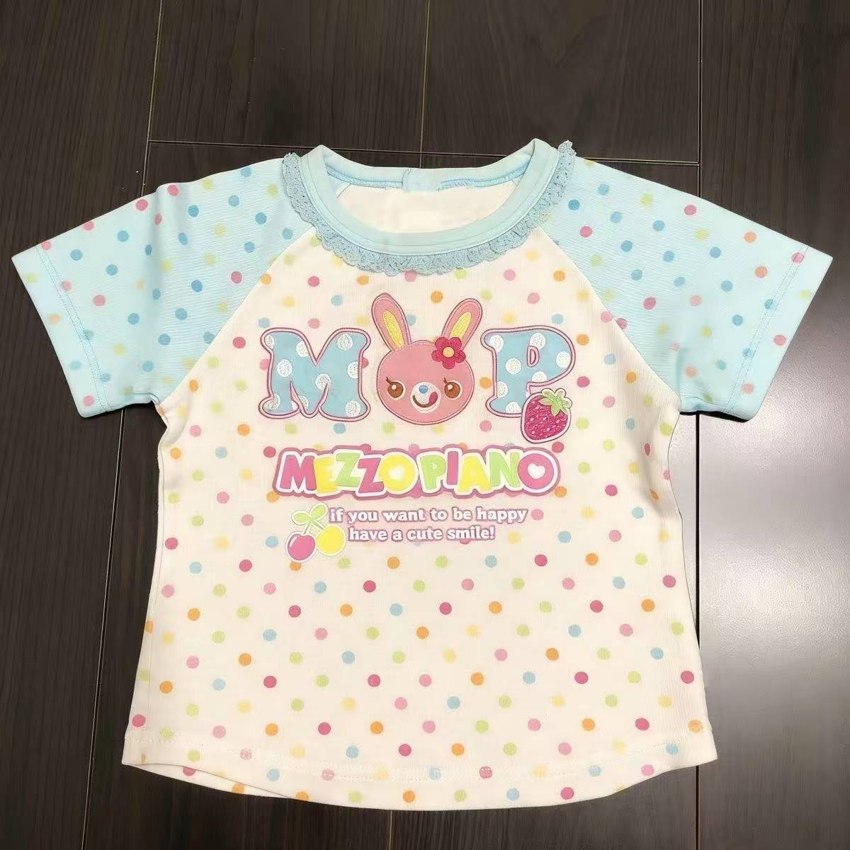 Vintage Kawaii Süße Kurzarm-T- – Street Fashion Style Bewertung und Preis