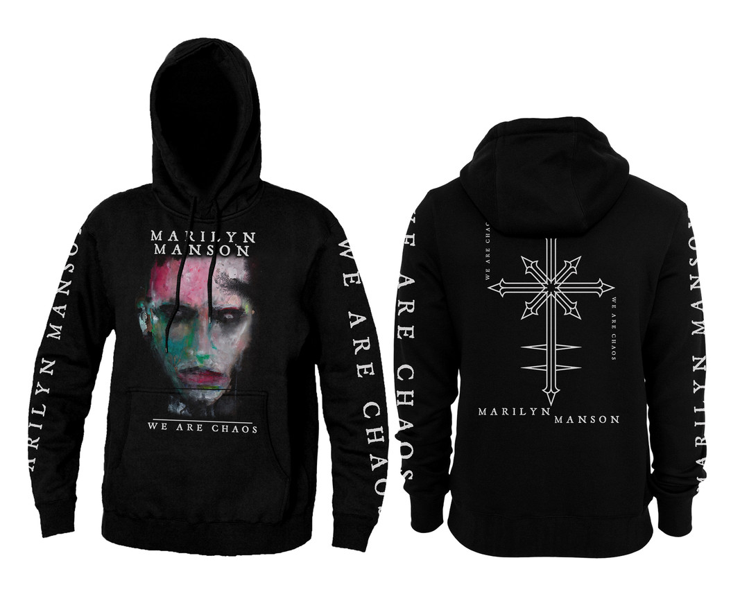 Marilyn Manson Hoodie, Oversiz – Oversized Crewneck Fleece Bewertung und Preis