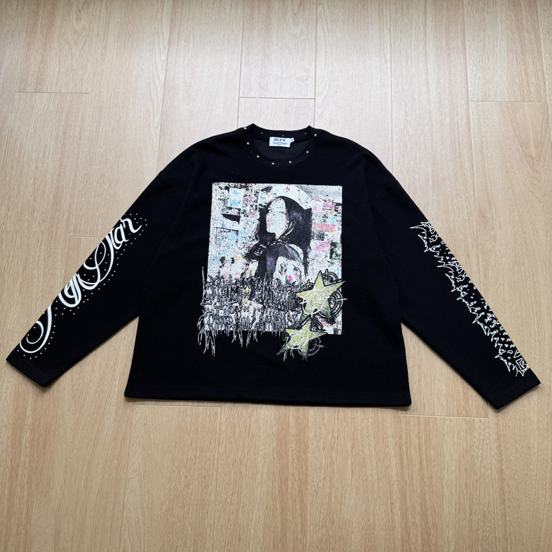 Herren High-Street-Graffiti-T- – Street Fashion Men Bewertung und Preis