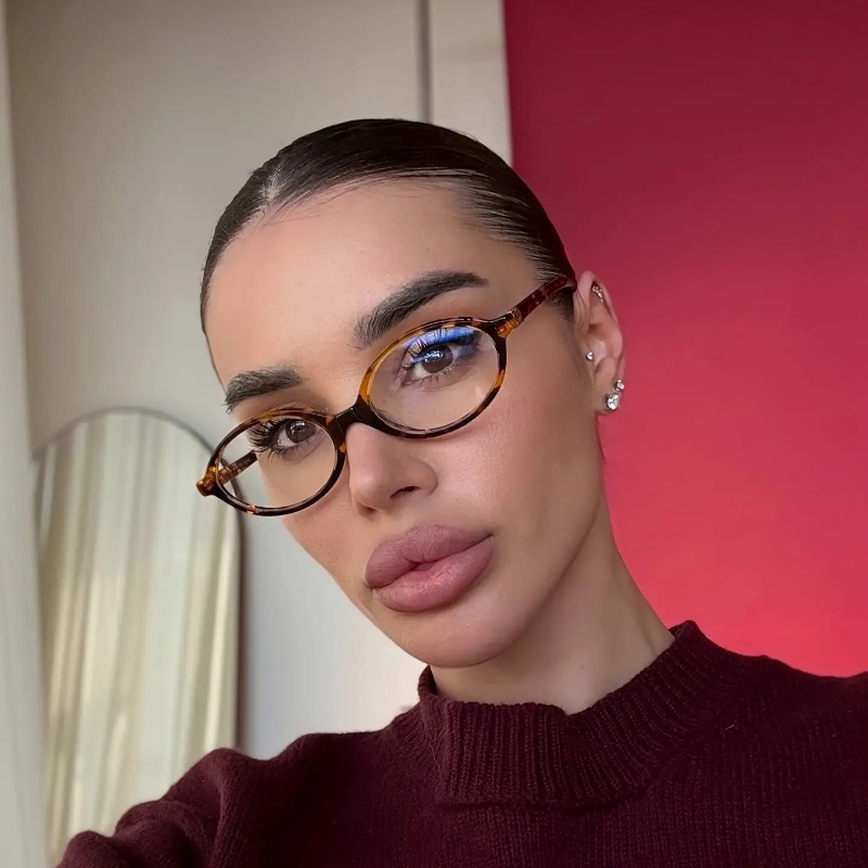 Vintage Ovale Sonnenbrille Dam – Street Fashion Brands Bewertung und Preis