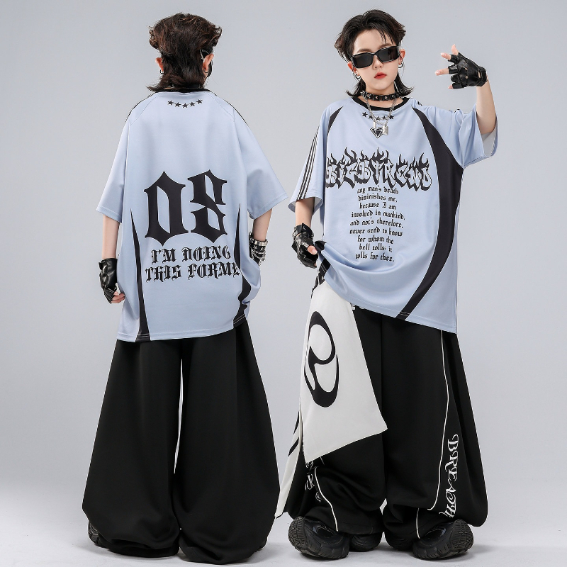 Hip-Hop K-Pop Rotes T-Shirt Ba – Street Fashion Kpop Bewertung und Preis