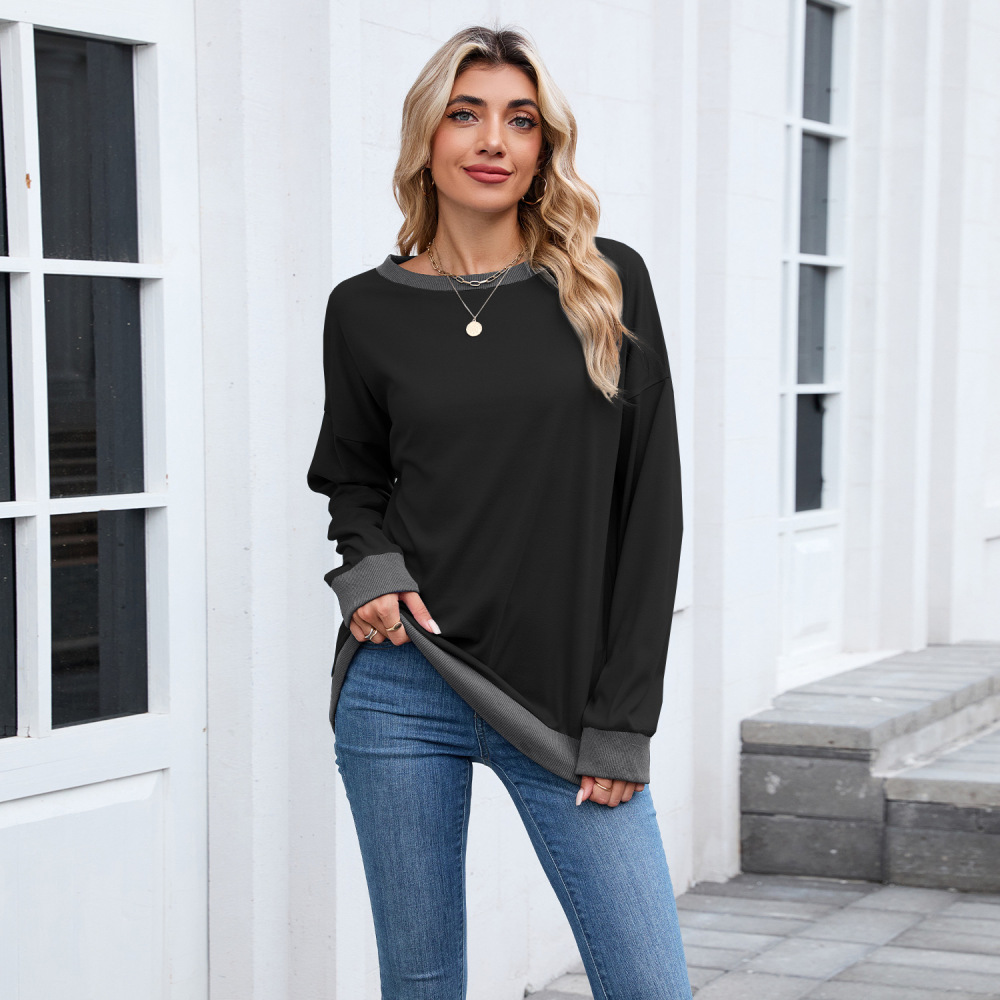 Damenmode Lockerer Pullover Ru – Oversized Crewneck Fleece Bewertung und Preis