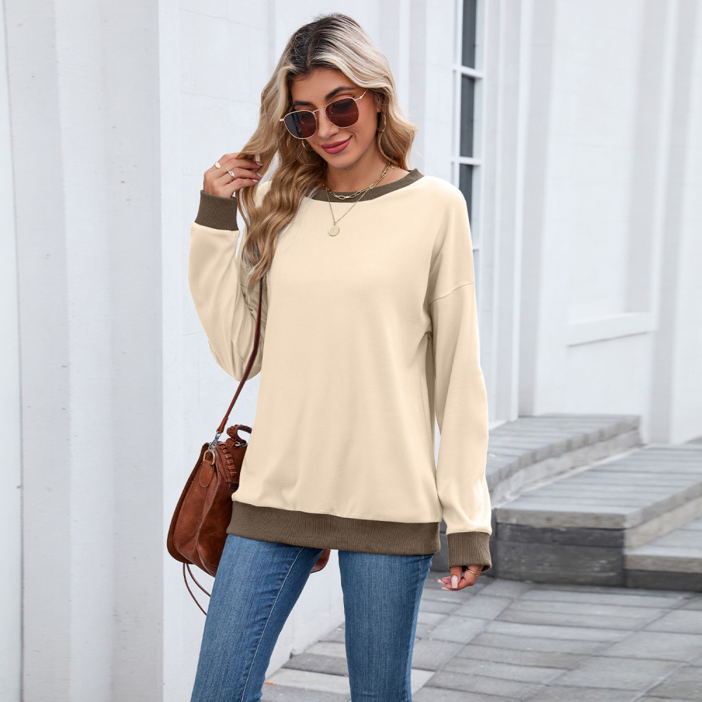 Damenmode Lockerer Pullover Ru – Oversized Crewneck Fleece Bewertung und Preis