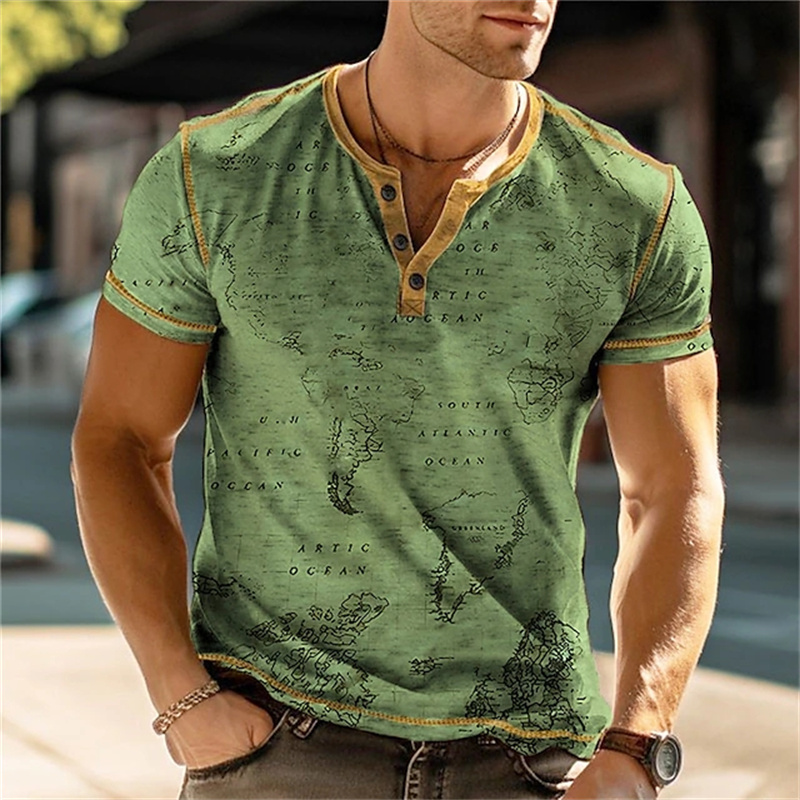 Herren-Henry-Shirts mit lustig – Street Fashion Men Bewertung und Preis