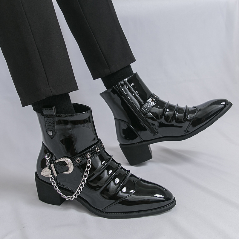 Mode Seite Zipper High Top män – Street Fashion Brands Bewertung und Preis