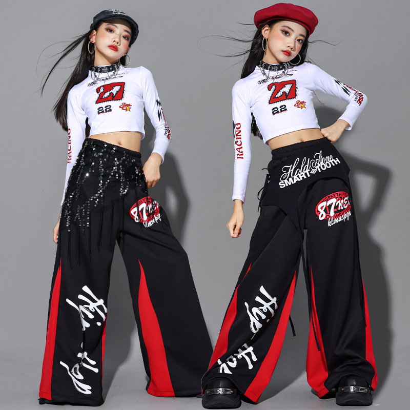 2025 Jazz-Tanzkleidung für Mäd – Street Fashion Kpop Bewertung und Preis