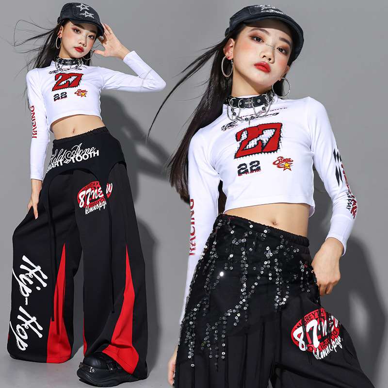 2025 Jazz-Tanzkleidung für Mäd – Street Fashion Kpop Bewertung und Preis