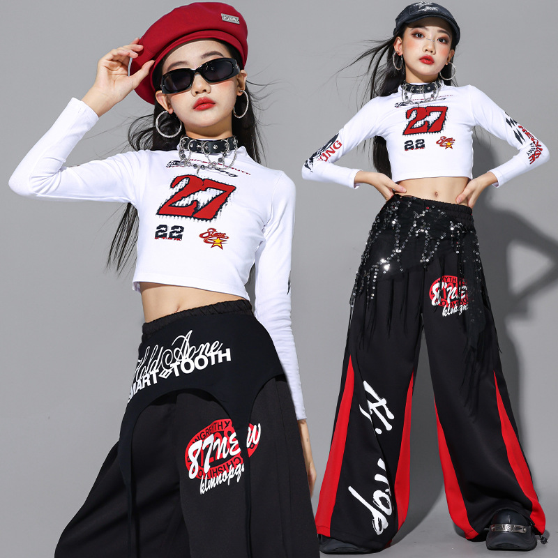 2025 Jazz-Tanzkleidung für Mäd – Street Fashion Kpop Bewertung und Preis